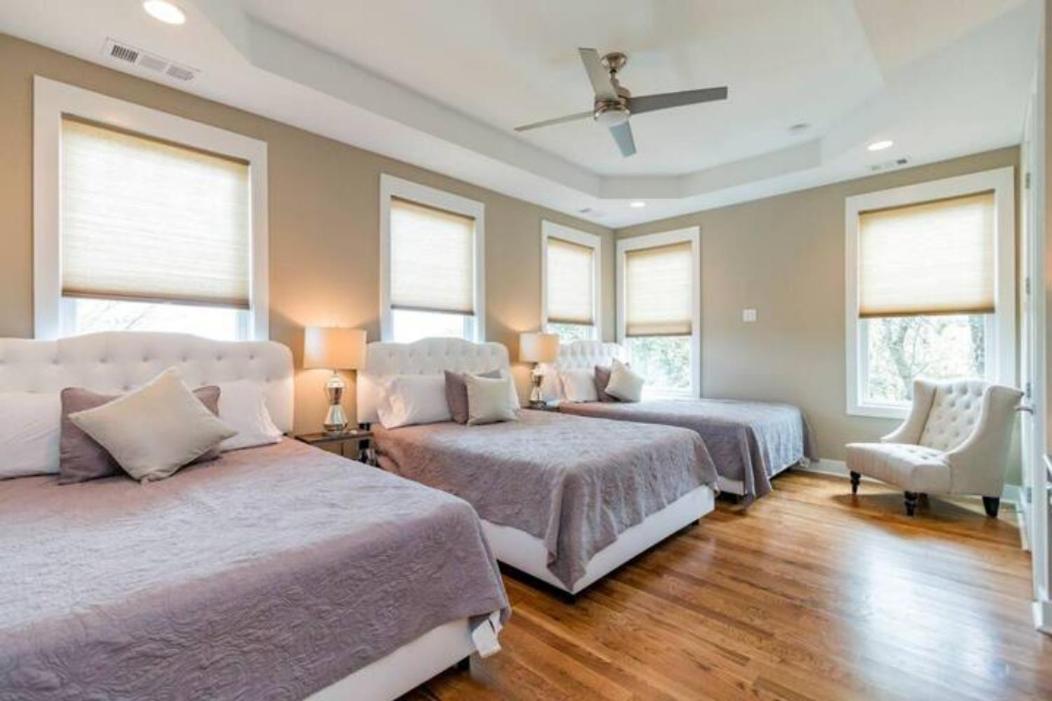 Glitz & Guitars I Stylish 3Br With Rooftop Hot Tub In East Nashville Kültér fotó